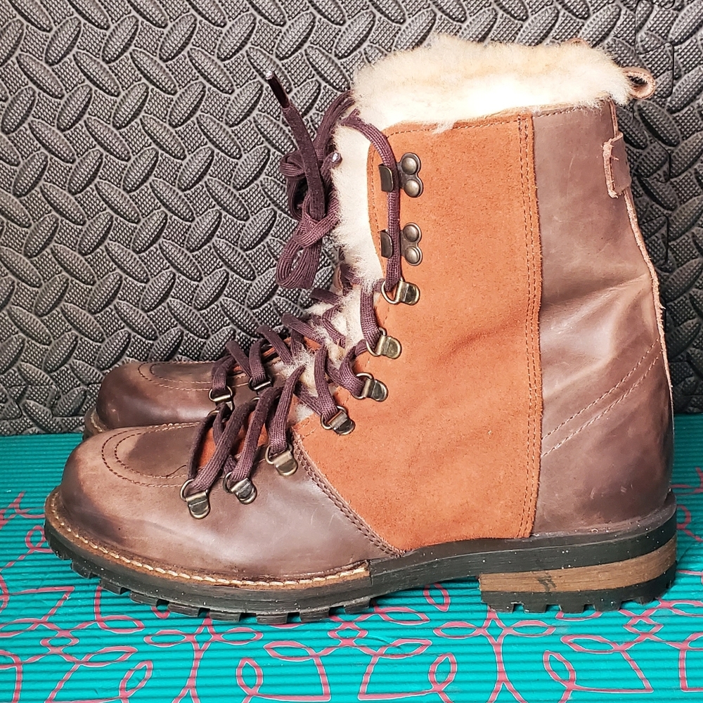 Luxe De Leon 'Tierra' Hand-Crafted Men's Boots Leather - Size 8.5 MSRP $250)